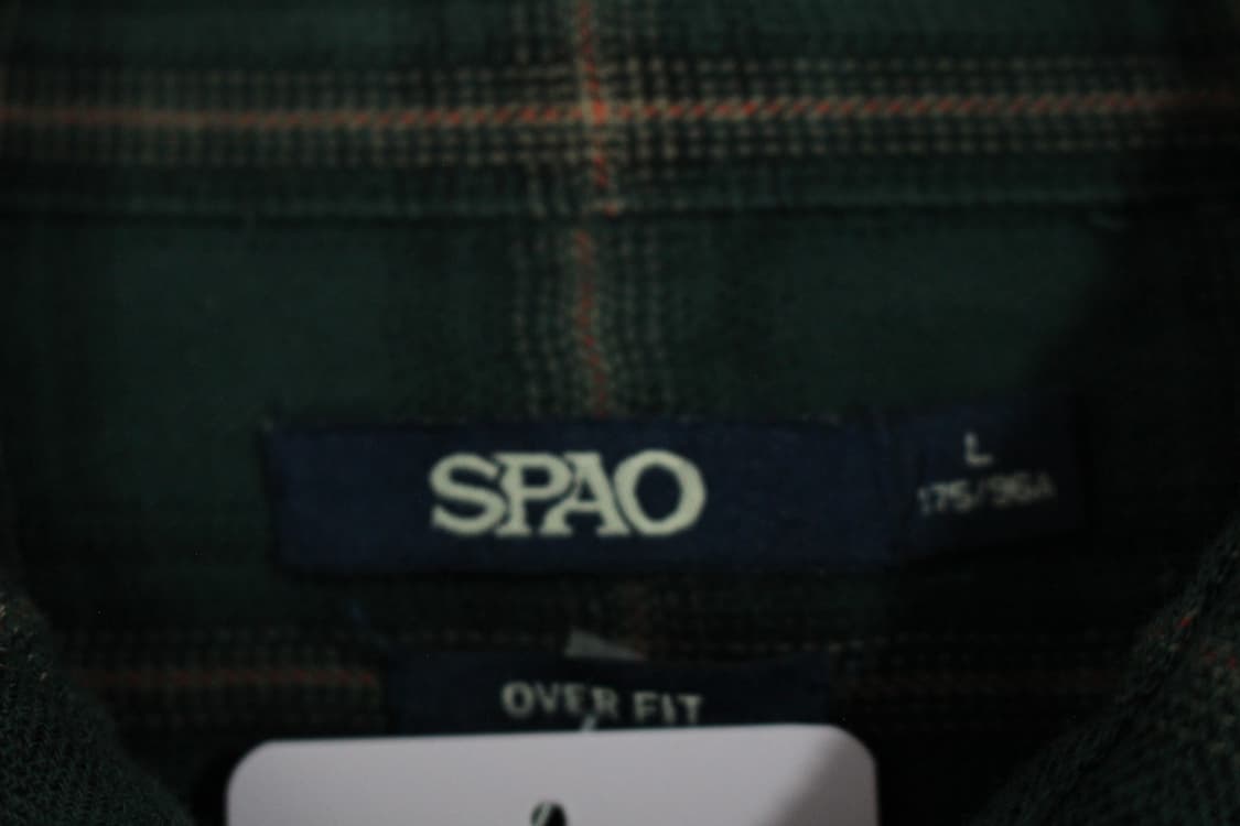 147. SPAO 그린 체크 긴팔 셔츠 상품이미지7