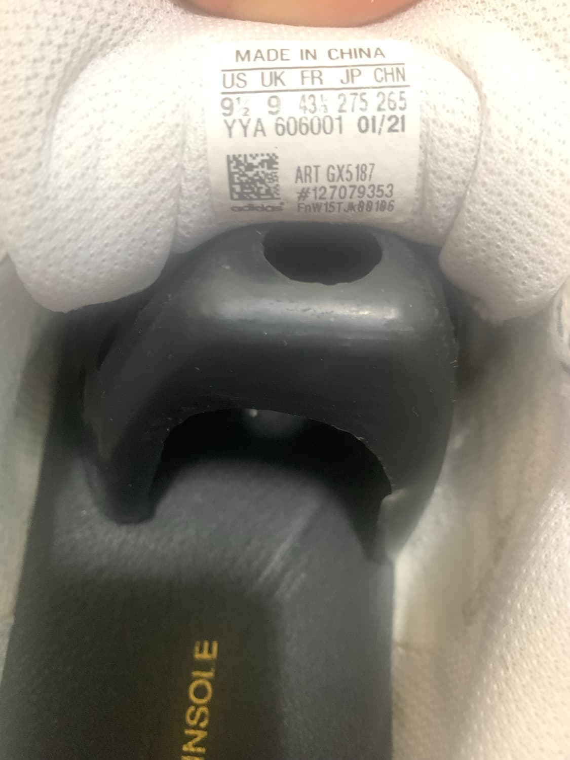 아디다스 슈퍼스타 화이트데님 275 판매합니다 상품이미지9