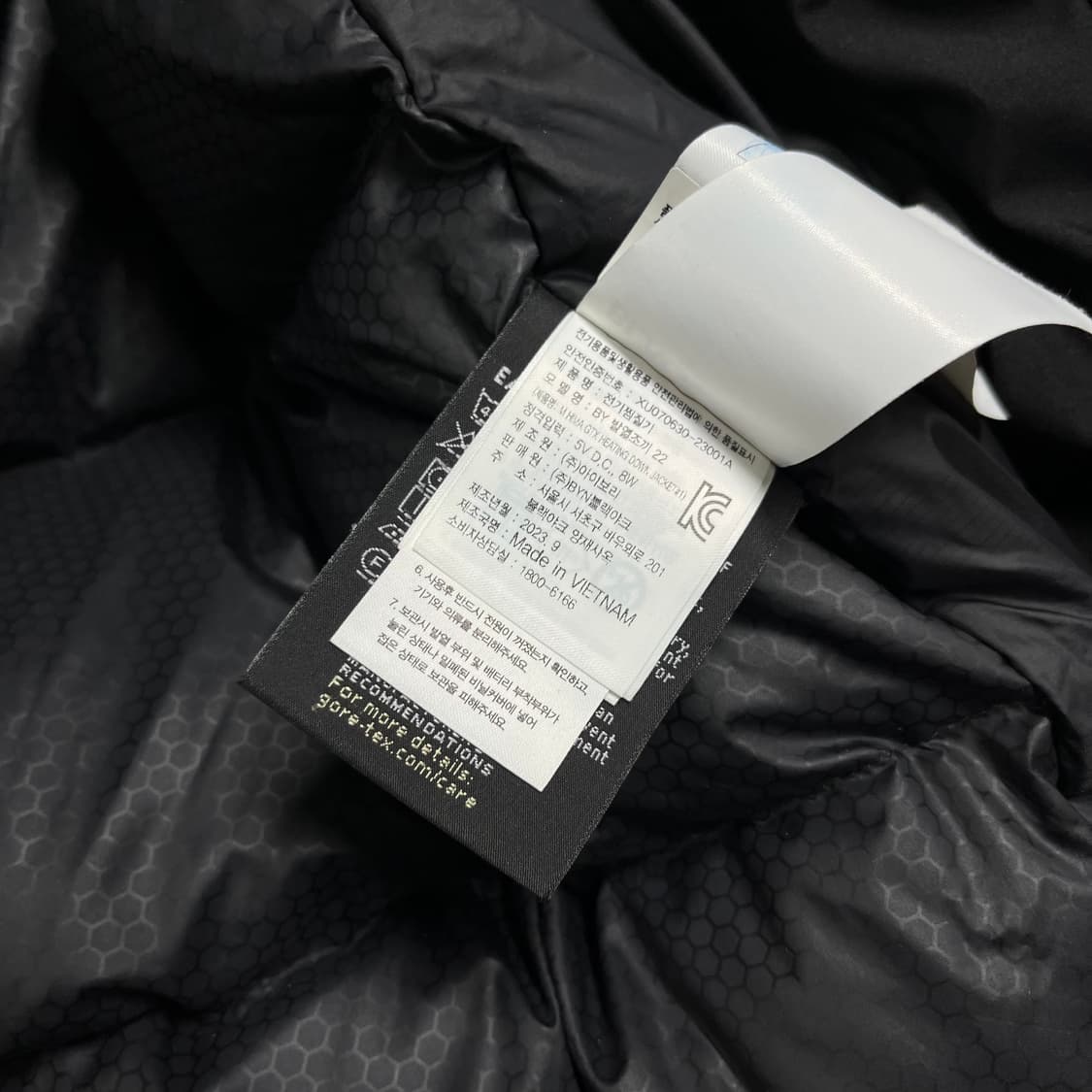 (사이즈 100/L) 블랙야크 M 히마 GTX 히팅 구스다운 점퍼 상품이미지8