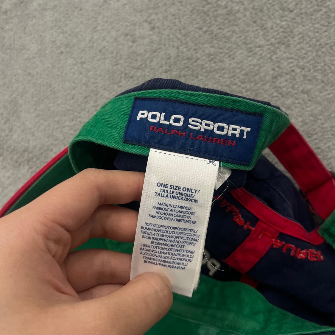 폴로 랄프로렌 스포츠 성조기 포니 배색 볼캡 상품이미지5