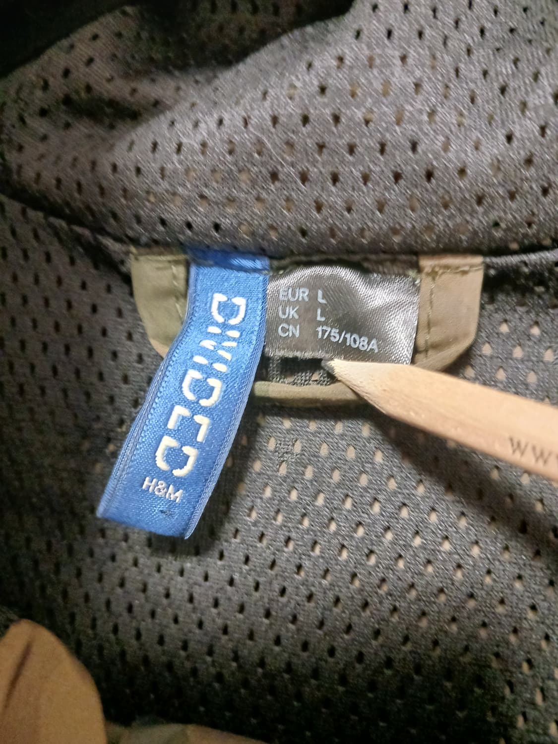 H&M 밀리터리 카모 아노락 상품이미지2