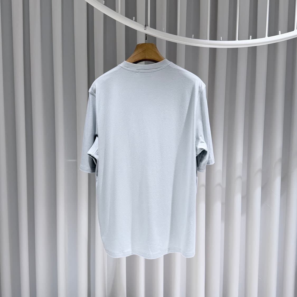 (S+급/L) / 에르메스 벨키로브 패치 크루넥 코튼 반팔 티셔츠 상품이미지6