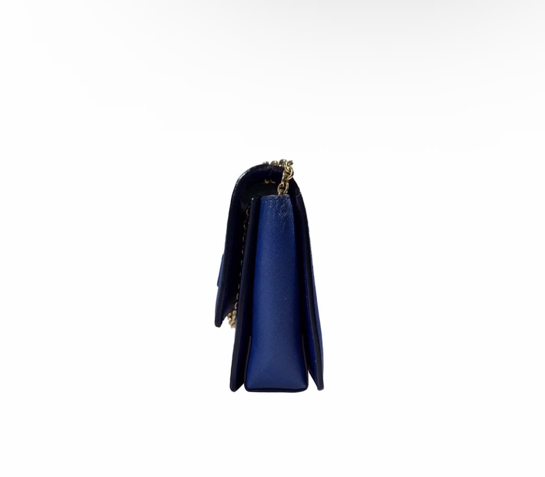 페레가모 여성 지니 바라 보우 체인 숄더 크로스백 블루 21 E133 상품이미지2