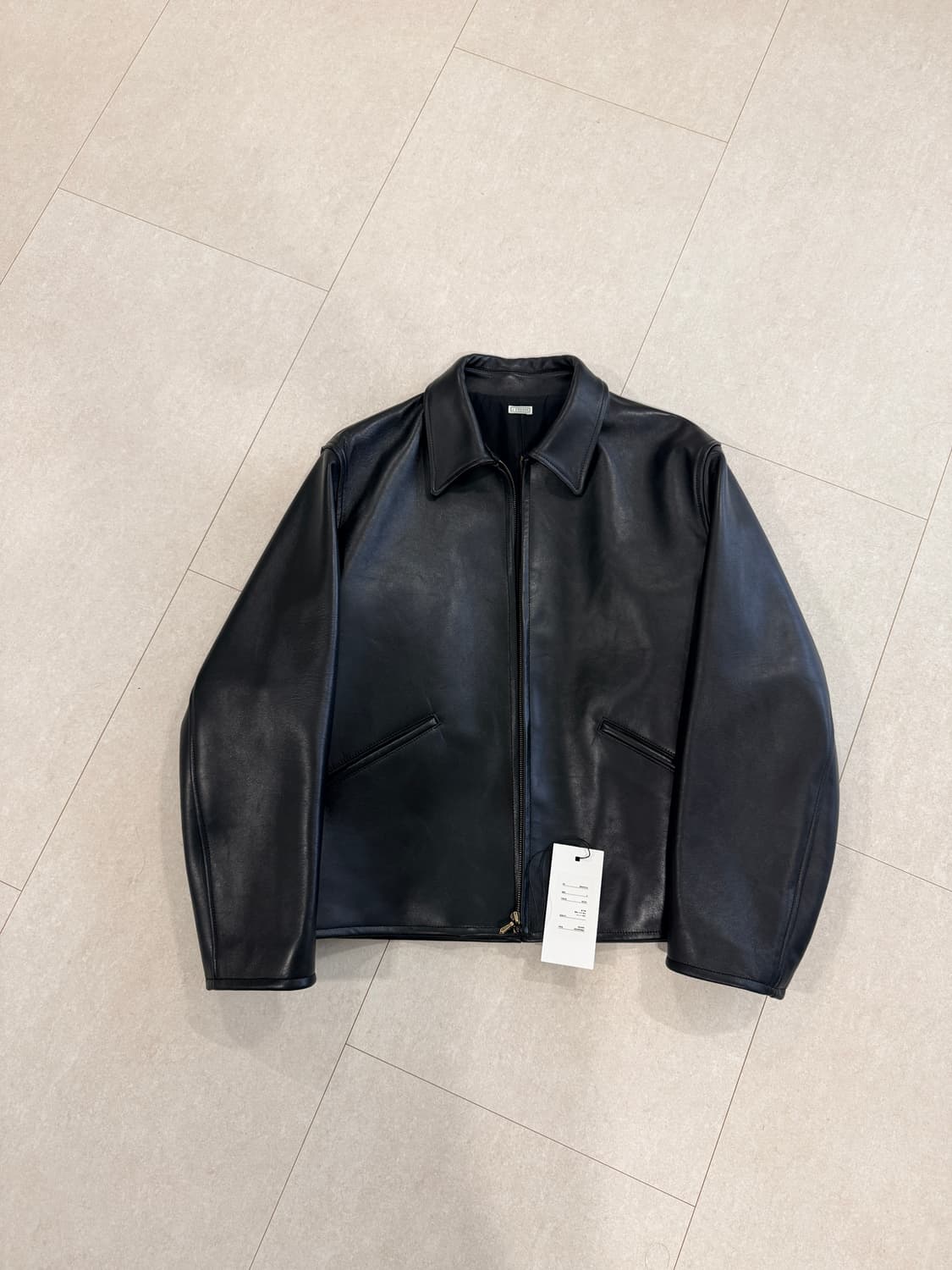 2) 아프레쎄 26ss 램 레더 스포츠자켓 상품이미지1