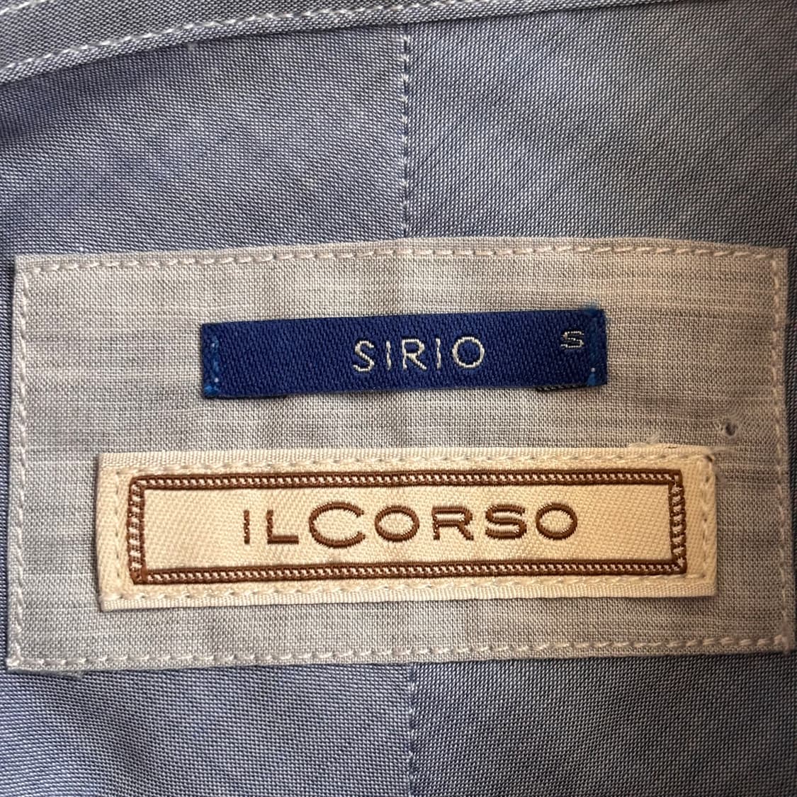 이태리 시리오 셔츠 95 슬림핏 일꼬르소 수입 정품  상품이미지4