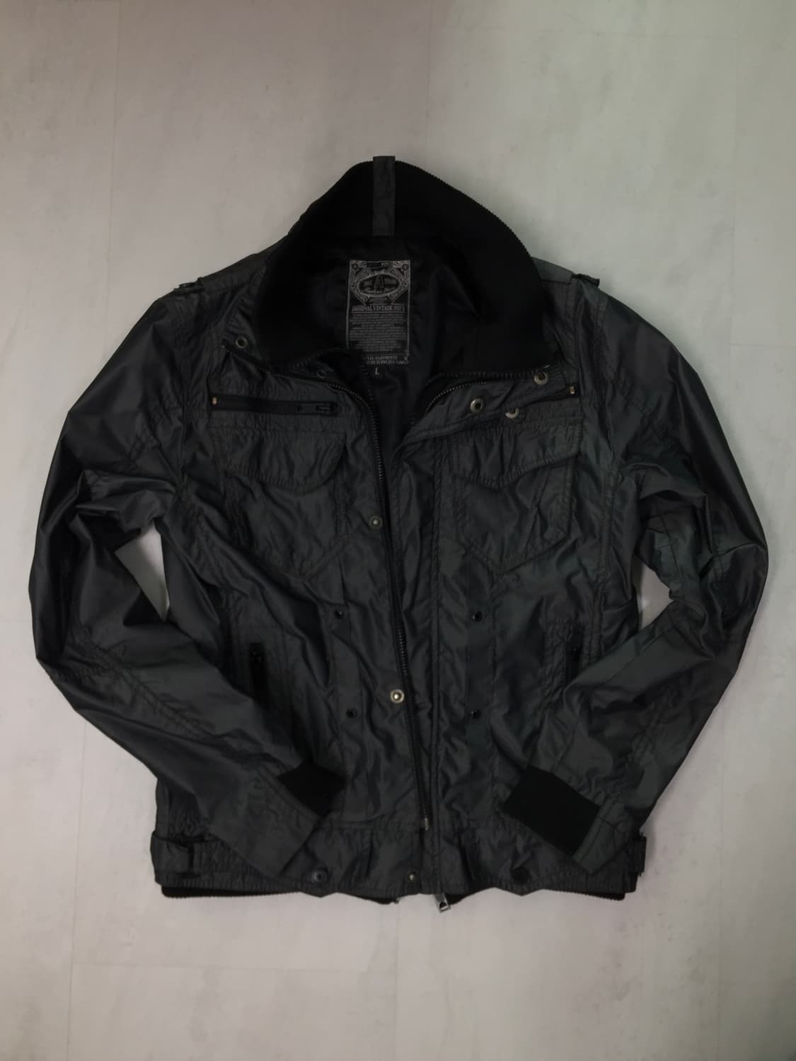 빈티지 아카이브 이중 칼라 멀티 포켓 유틸리티 재킷 상품이미지1