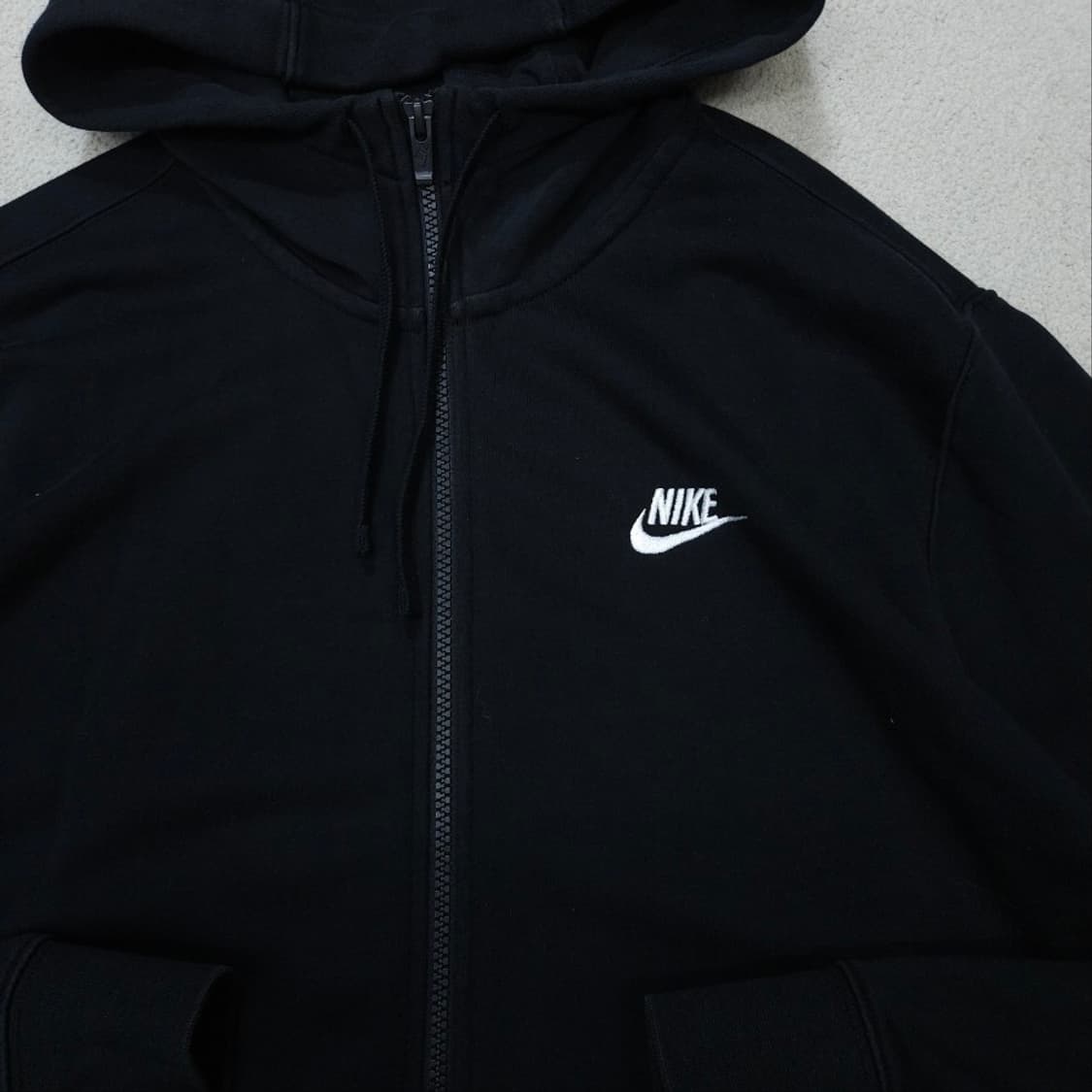 나이키 후드 집업 L 블랙 상품이미지3