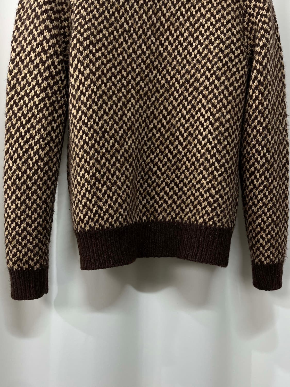 폴로 랄프로렌 버드아이 도네갈 캐시미어 울 셔들 니트 자켓 상품이미지8