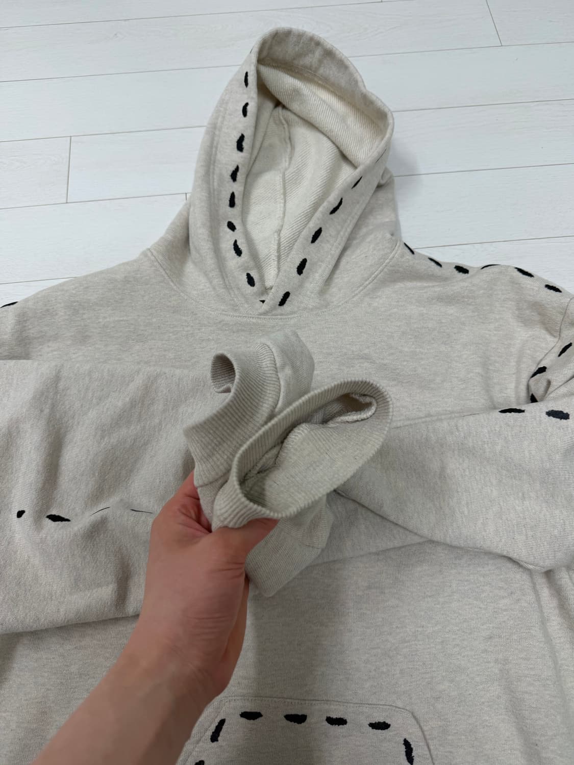 캐피탈 마리오네트 후드 5 사이즈  오염없이 세탁 완료  상태 9.7/1 상품이미지2