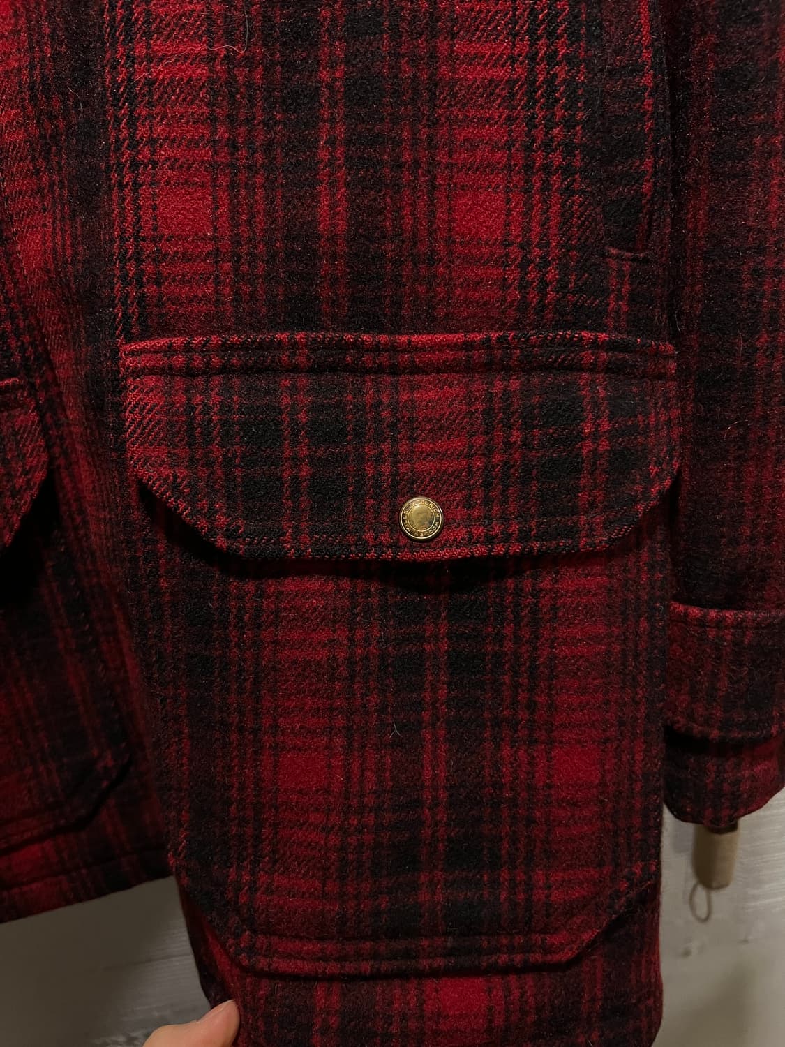 [L]60's 울리치 USA 오리지널 매키노 울 헌팅 크루저 자켓 상품이미지4