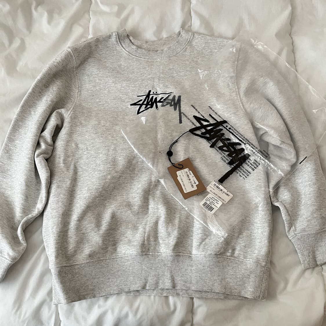 스투시 stock app. crew 스웻셔츠 상품이미지2