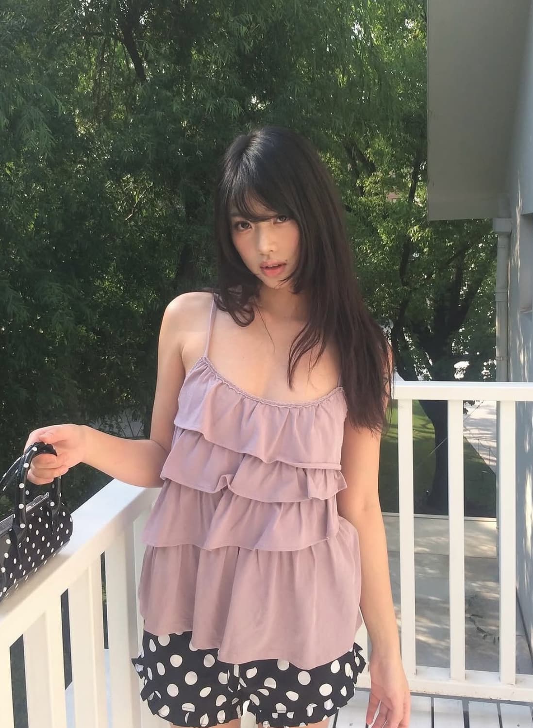 Expired girl 익스파이어드걸 프릴 캐미 애쉬 라일락 상품이미지1