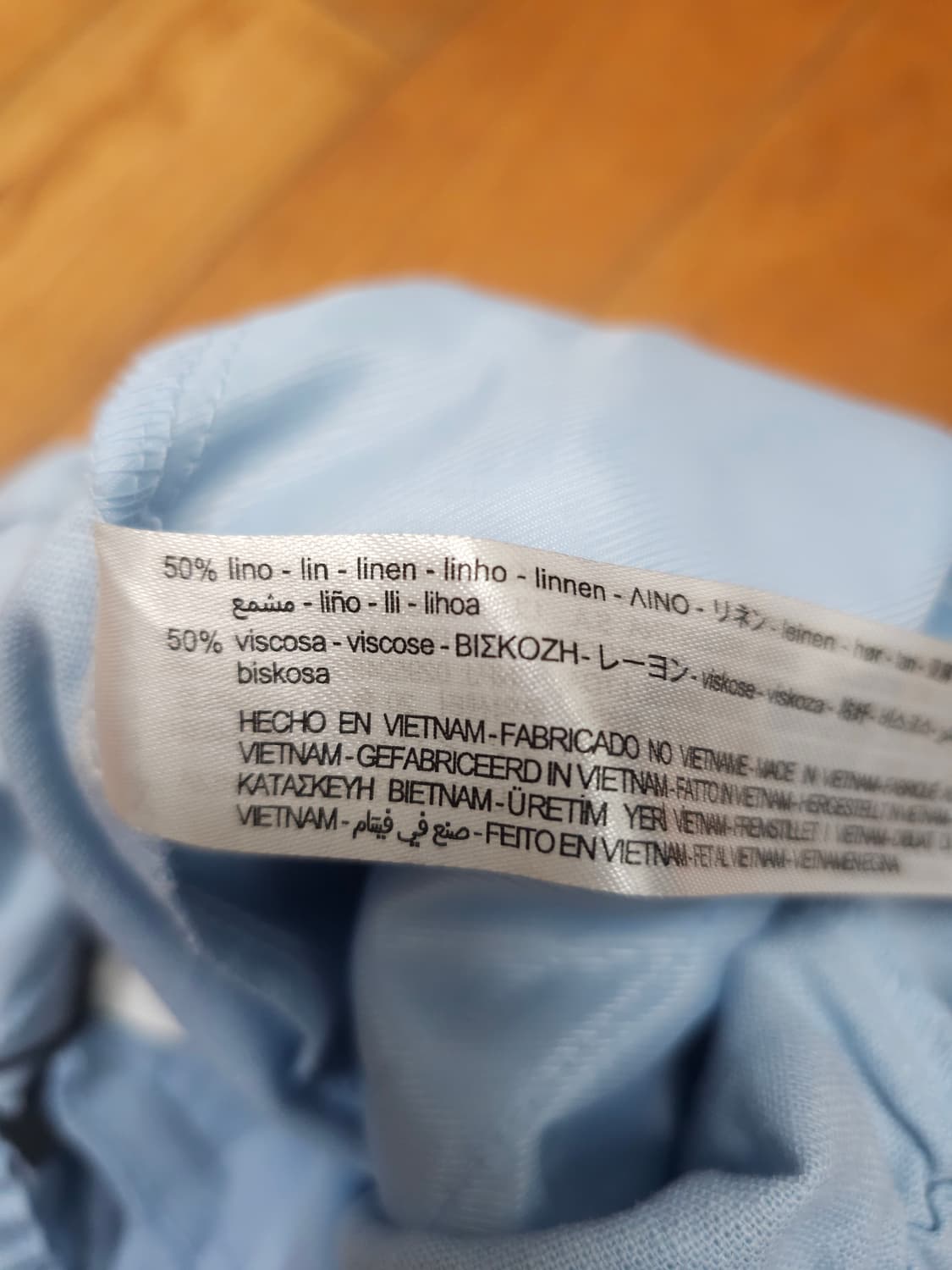 새상품)자라 린넨 밴딩바지 상품이미지5