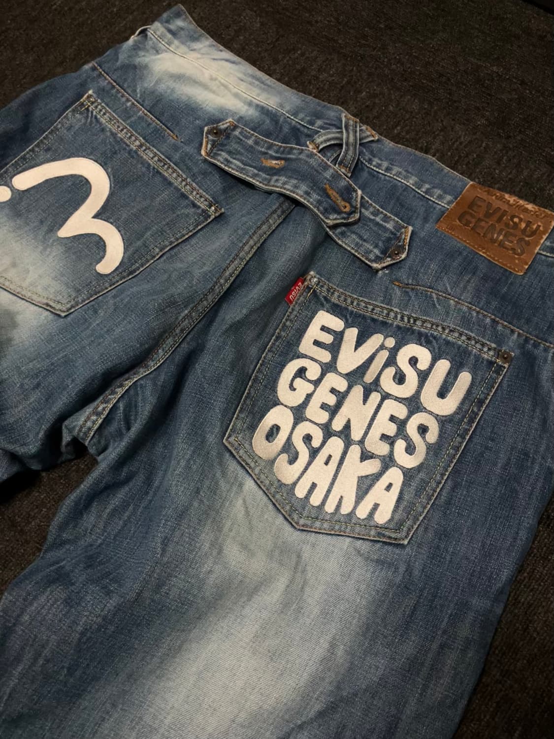 Evisu 에비수 오사카 신치백 엔지니어드 데님 팬츠 상품이미지1