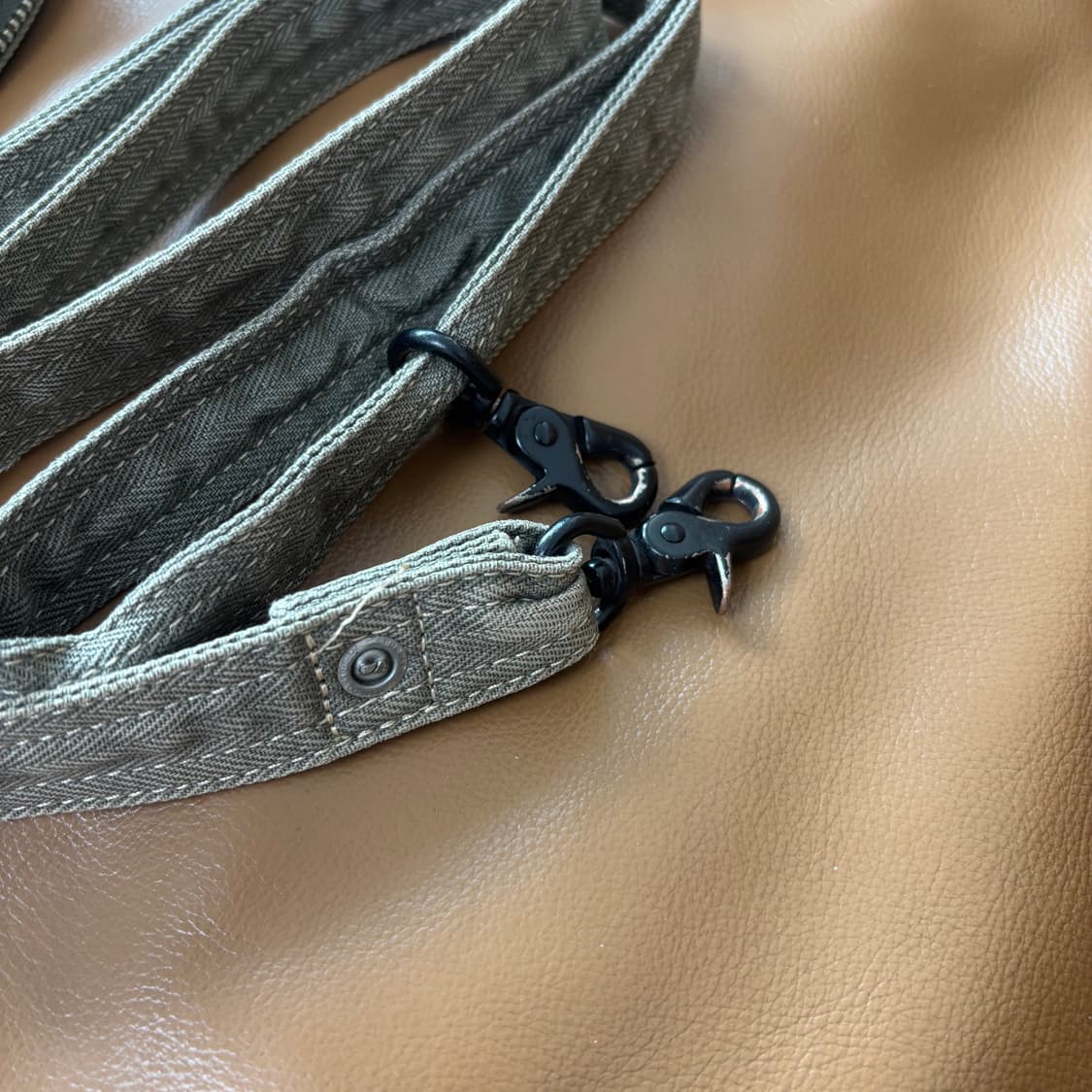 PORTER 포터 해링본 크로스바디 미니백 크로스백 가방 올리브 키키 상품이미지9