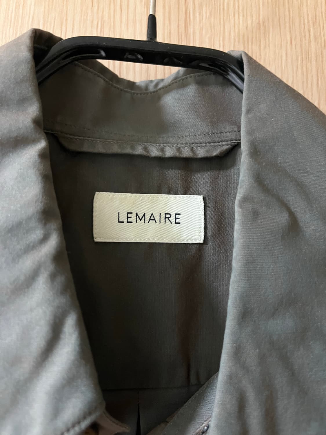 르메르 20시즌 스트레이트 카라 셔츠 커피색 46사이즈 팝니다 상품이미지3