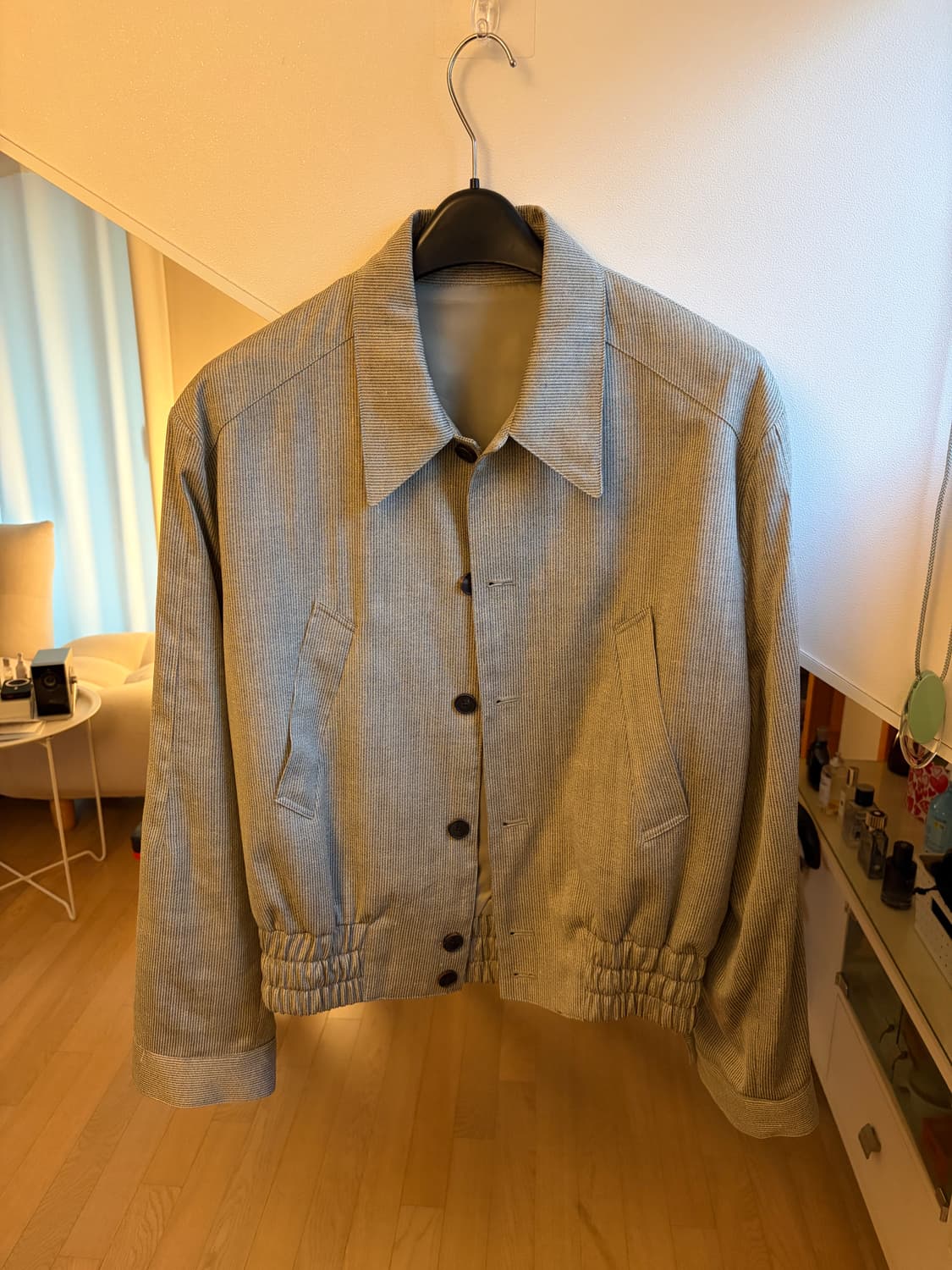 STU 스트라이프 밴딩 자켓 상품이미지2