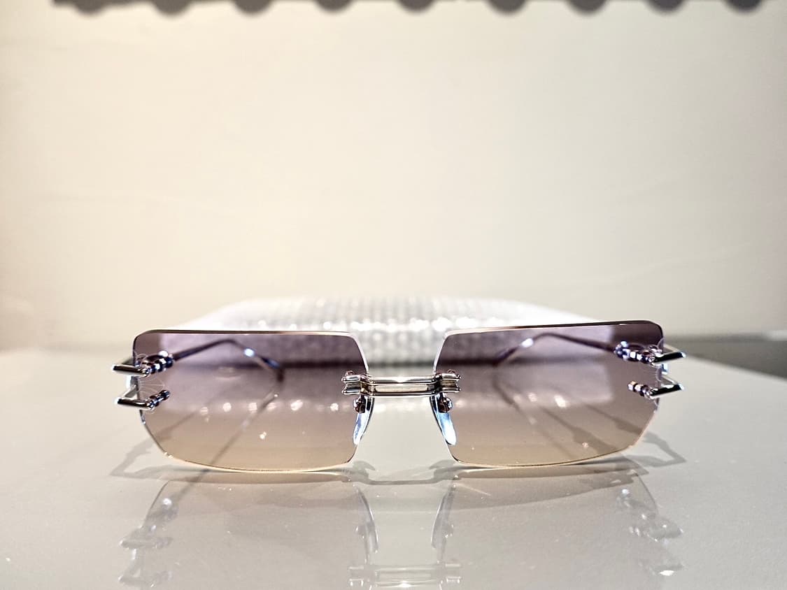 크롬하츠 로디  샤이닝 실버 무테 선글라스 상품이미지8