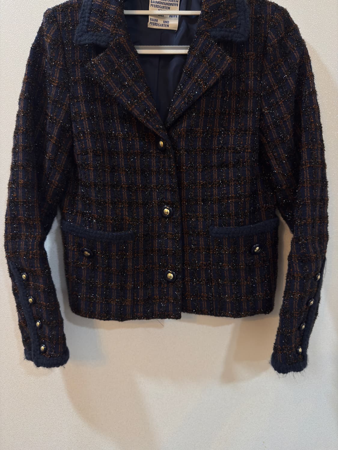 바움 운드 페르드카르텐 트위드 자켓 상품이미지2