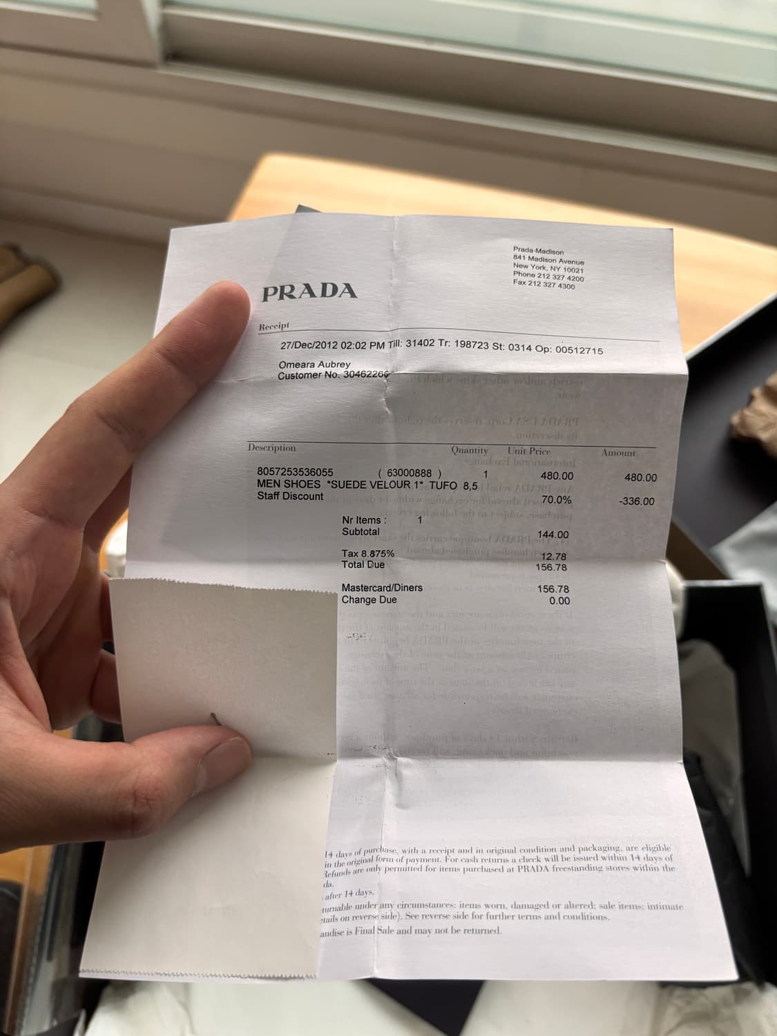빈티지 PRADA 스웨이드 미니멀 처카 슈즈 풀구성 UK8.5 상품이미지8