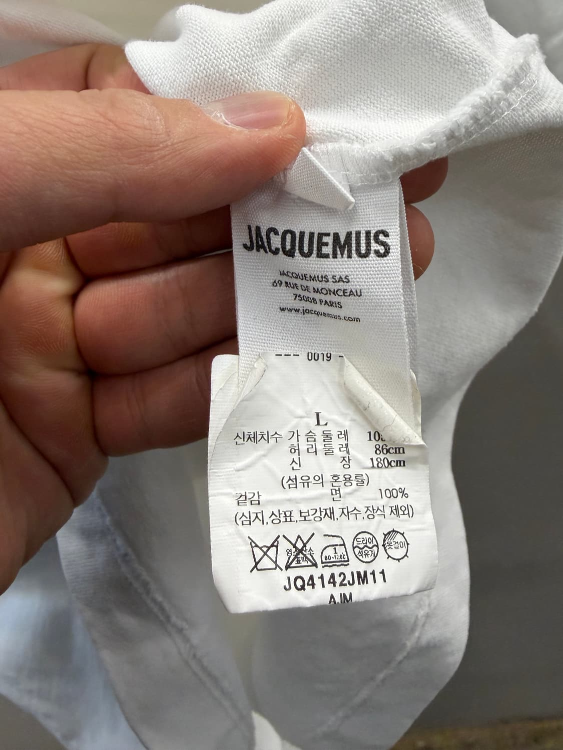 자크뮈스 23SS 로고 반팔티 L사이즈 상품이미지4