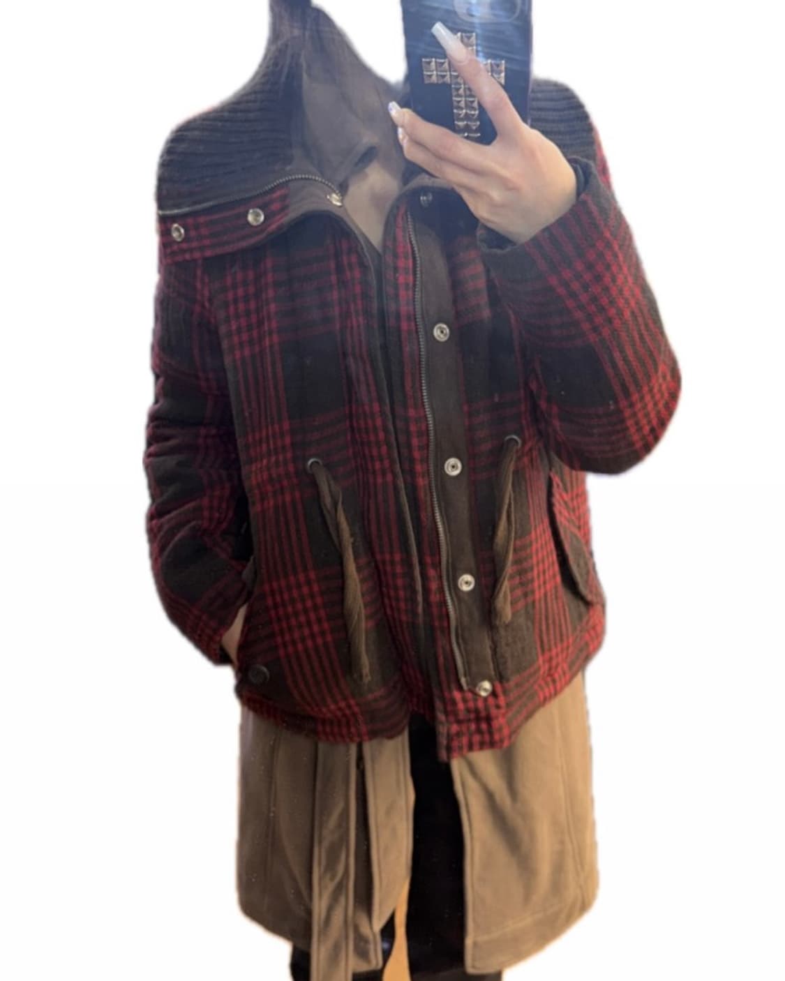 디젤 체크 자켓 상품이미지3