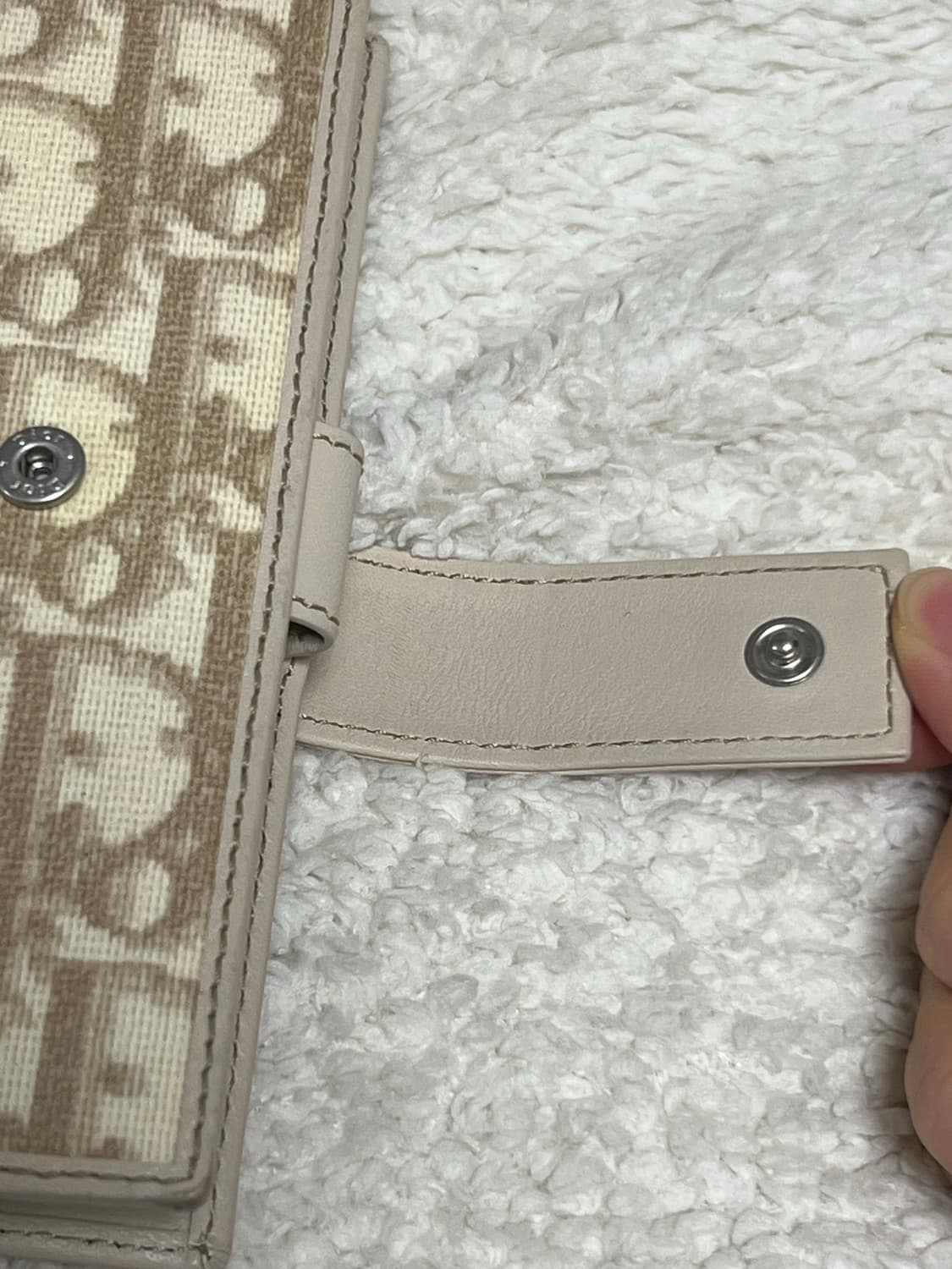 고전 빈티지 dior 디올 오블리크 베이지 명품 다이어리 상품이미지4