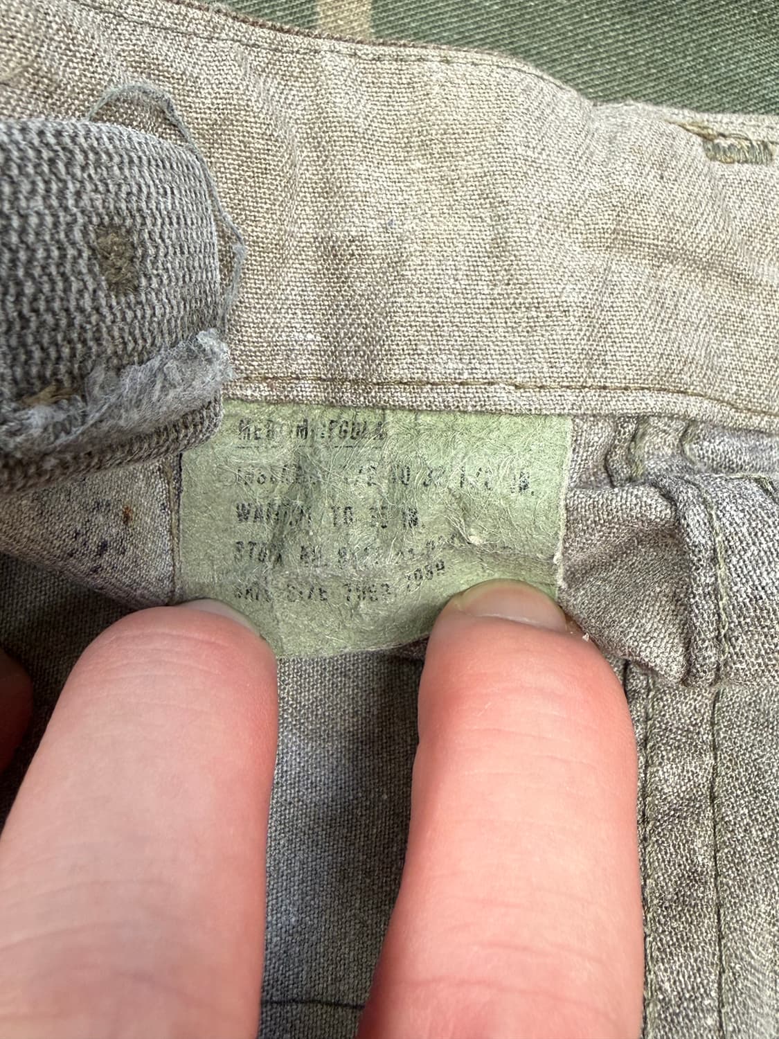 US army OG M65 우드랜드 필드팬츠 미디움 레귤러 상품이미지7