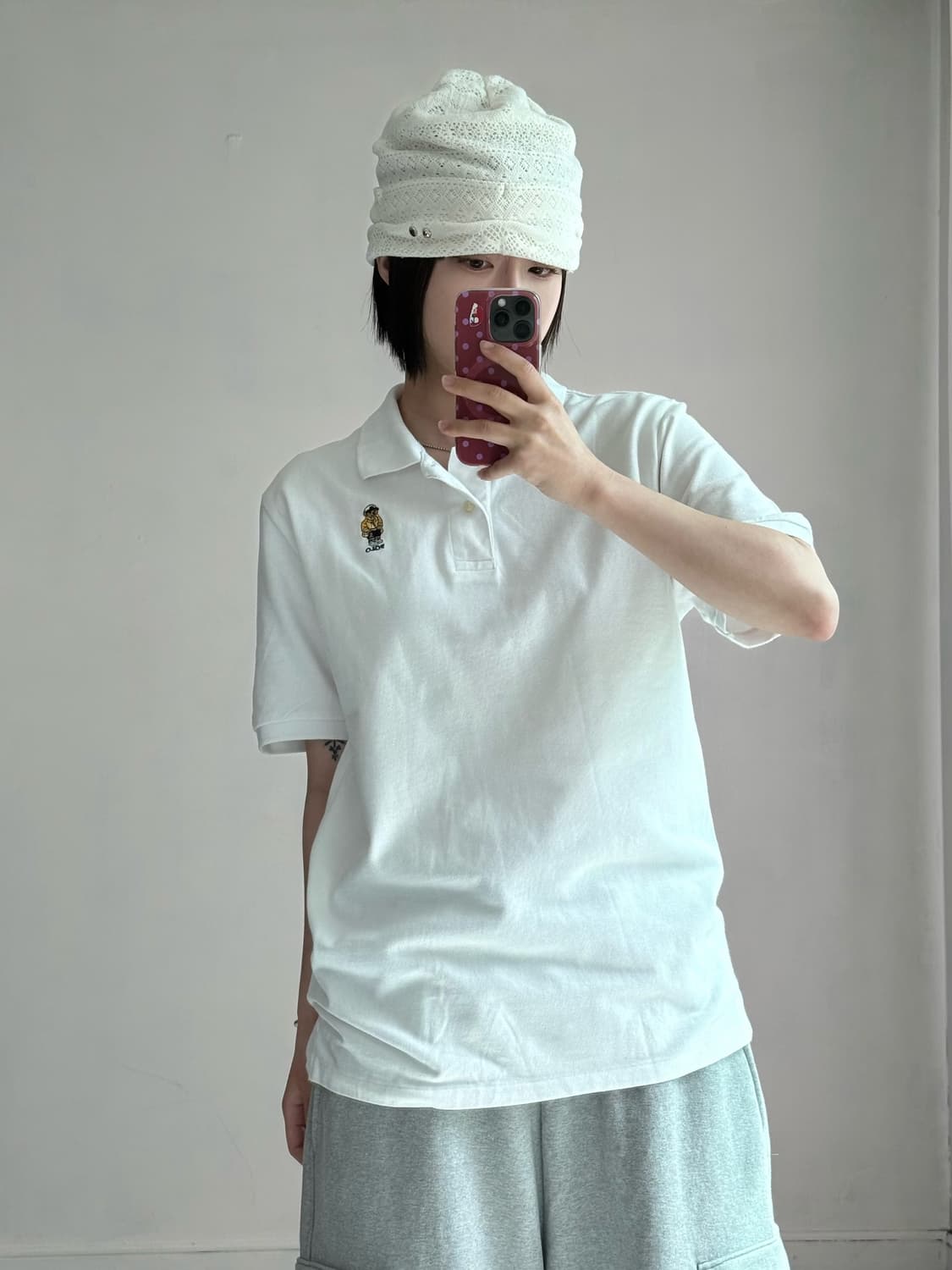 폴로 베어 화이트 pk 빈팔티 상품이미지1