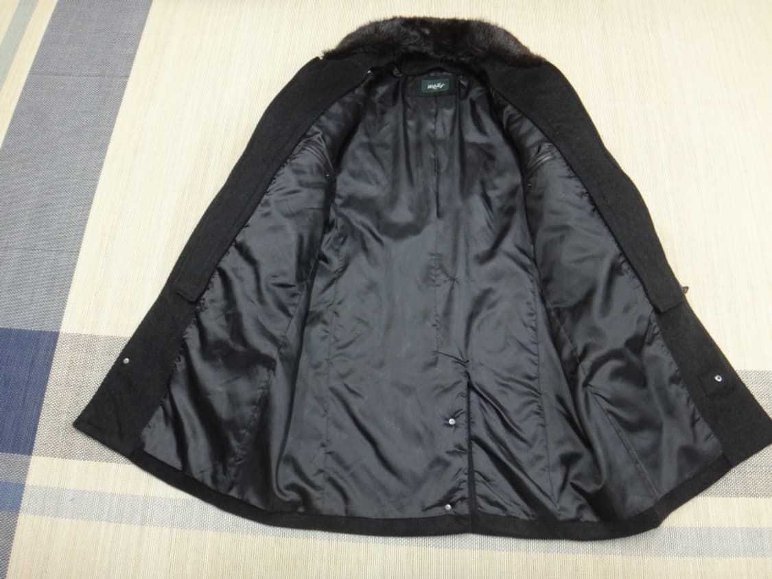 (100) 울시 양가죽배색 캐시미어 혼방 패딩 코트 상품이미지7