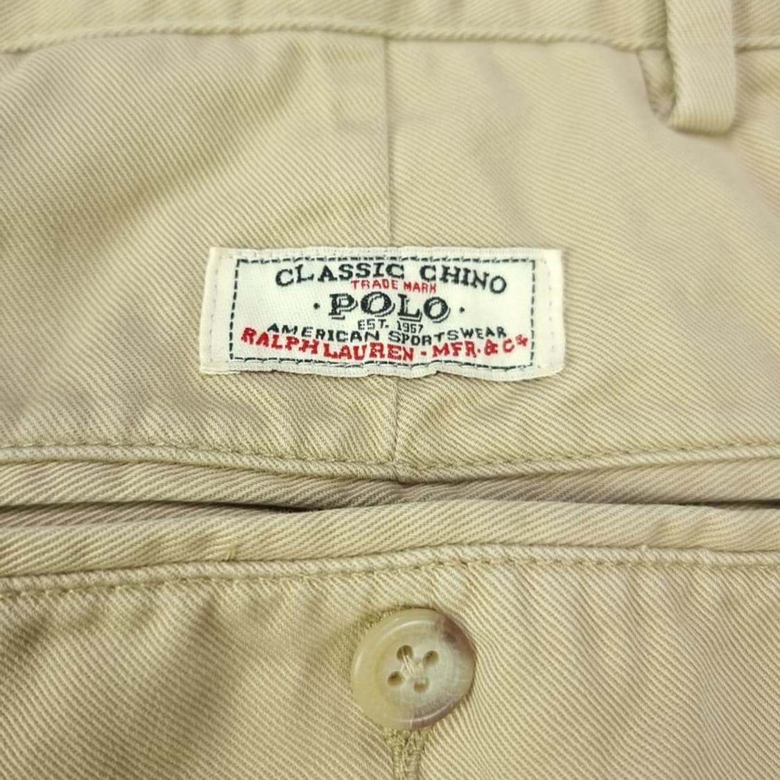 [폴로 랄프로렌] 코튼 치노 팬츠 베이지 M20129 상품이미지6