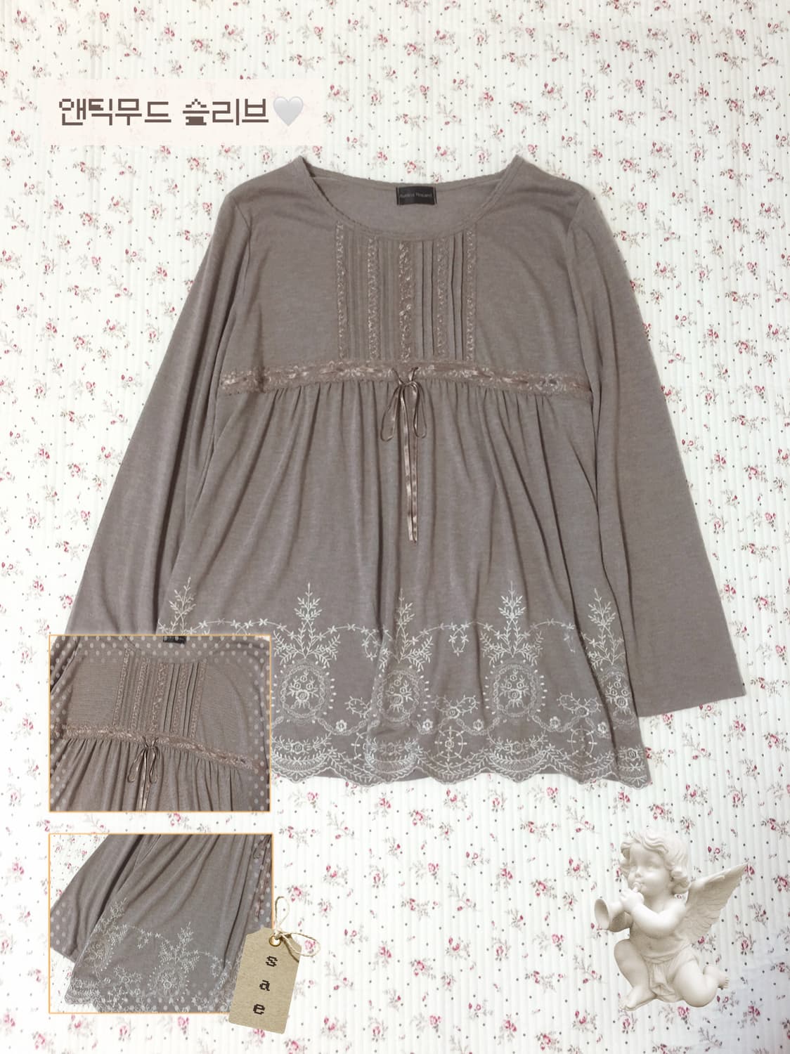 빈티지 모리걸 앤틱무드 슬리브 상품이미지1