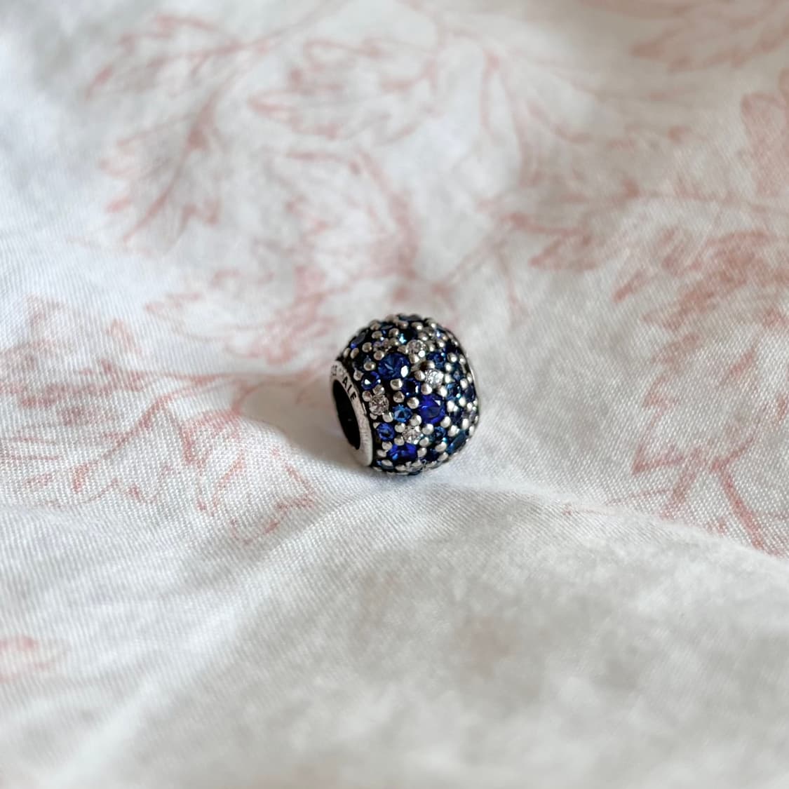 판도라 블루 큐빅 파베 단종 참 실버 빈티지 스카이 모자이크 크리스탈 상품이미지1