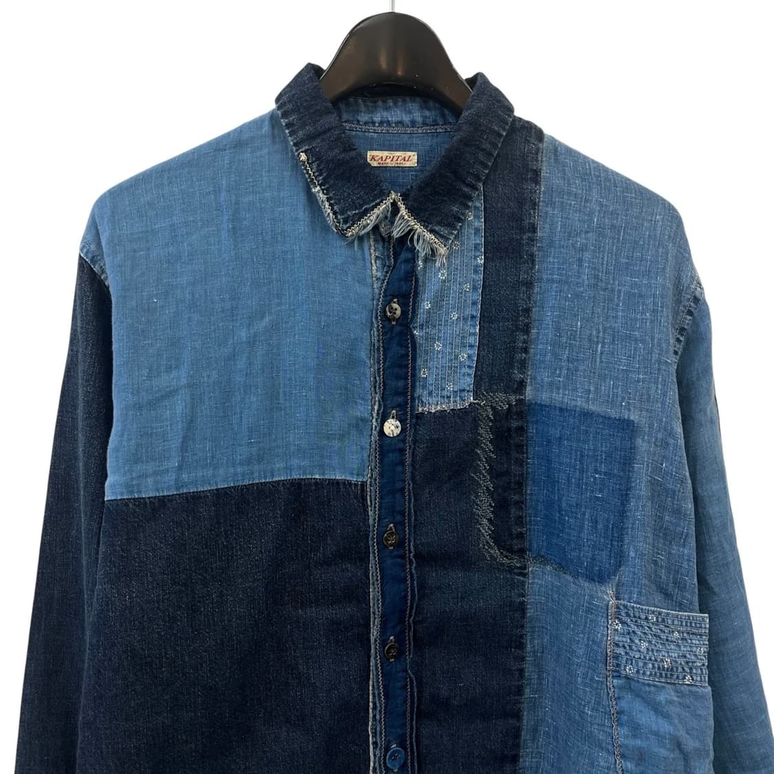 KAPITAL 패치워크 셔츠 EK-475 상품이미지3