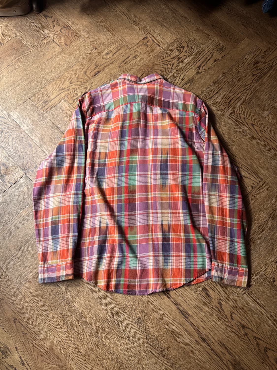 [XL]폴로 랄프로렌 2포켓 마드라스 체크 셔츠 상품이미지6