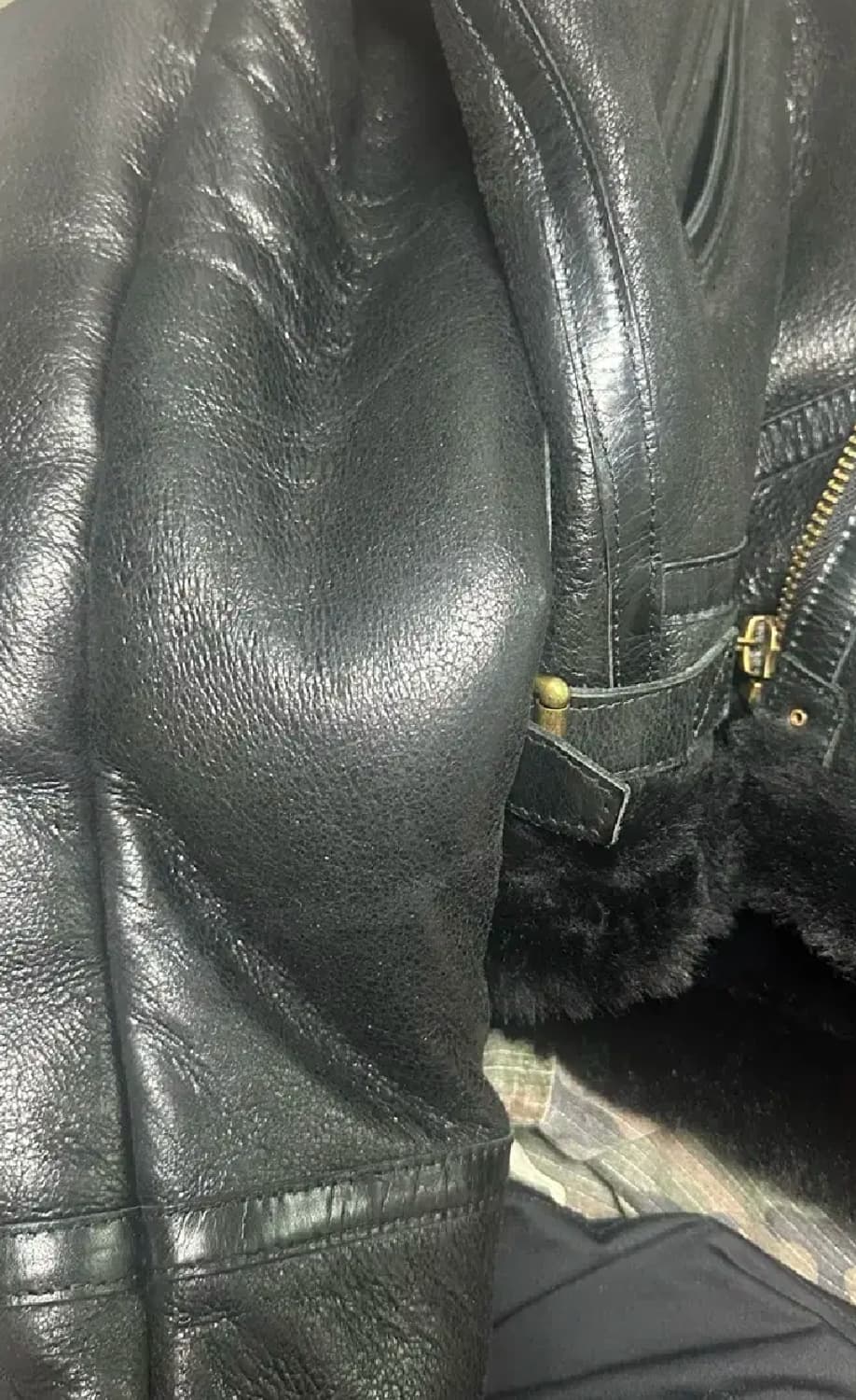 말가죽 보강 무스탕 무톤 자켓 xxl 역시즌 상품이미지10