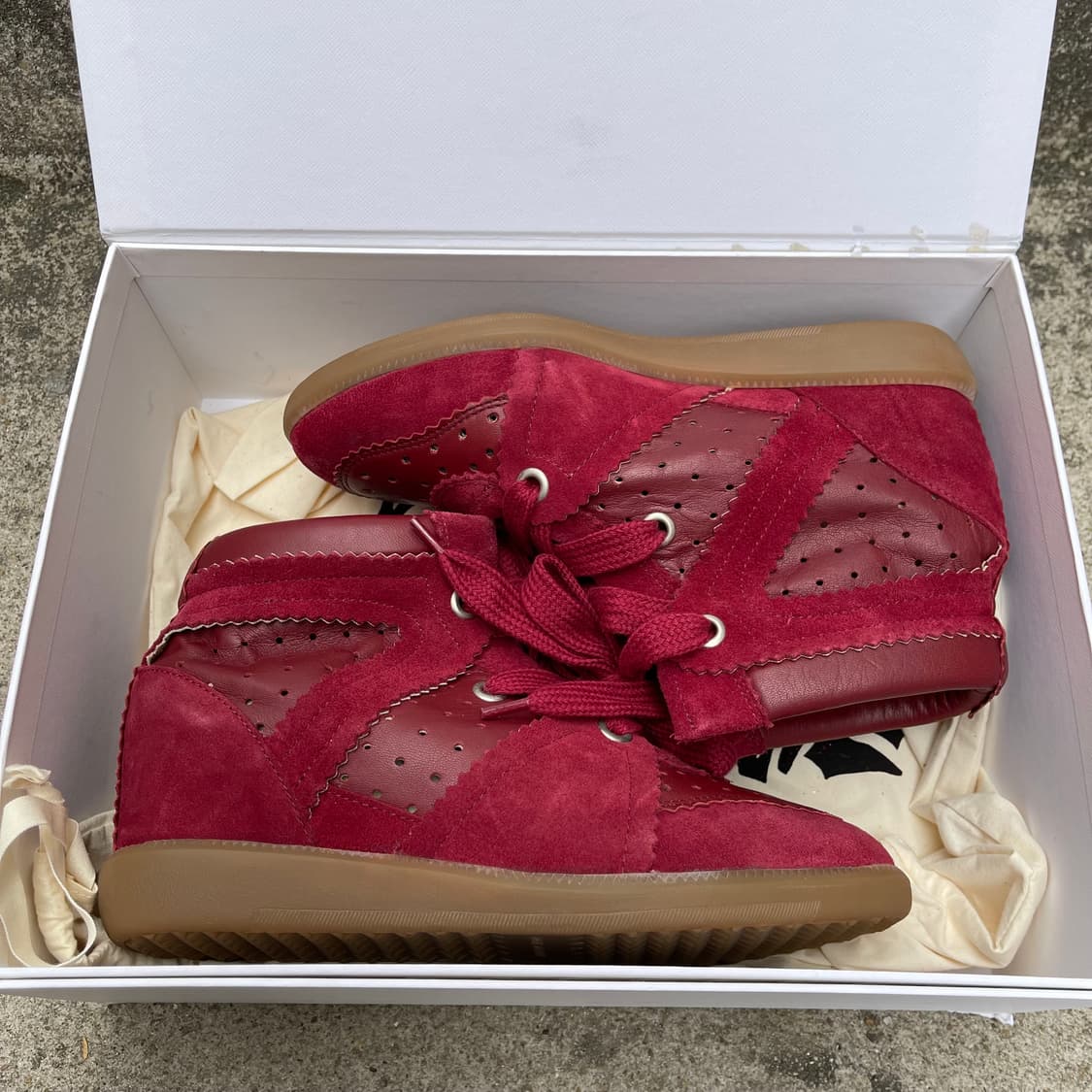 [38] Isabel Marant 스웨이드 바비 스니커즈 (245) 상품이미지9