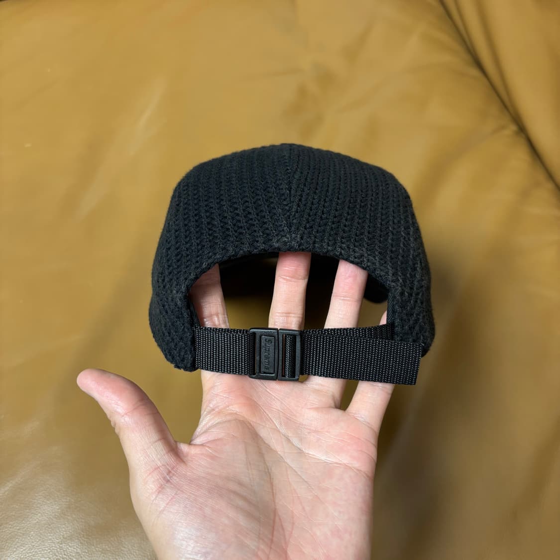 Supreme 슈프림 스트링 메쉬 블랙 캠프캡 모자 Mesh Black 상품이미지7