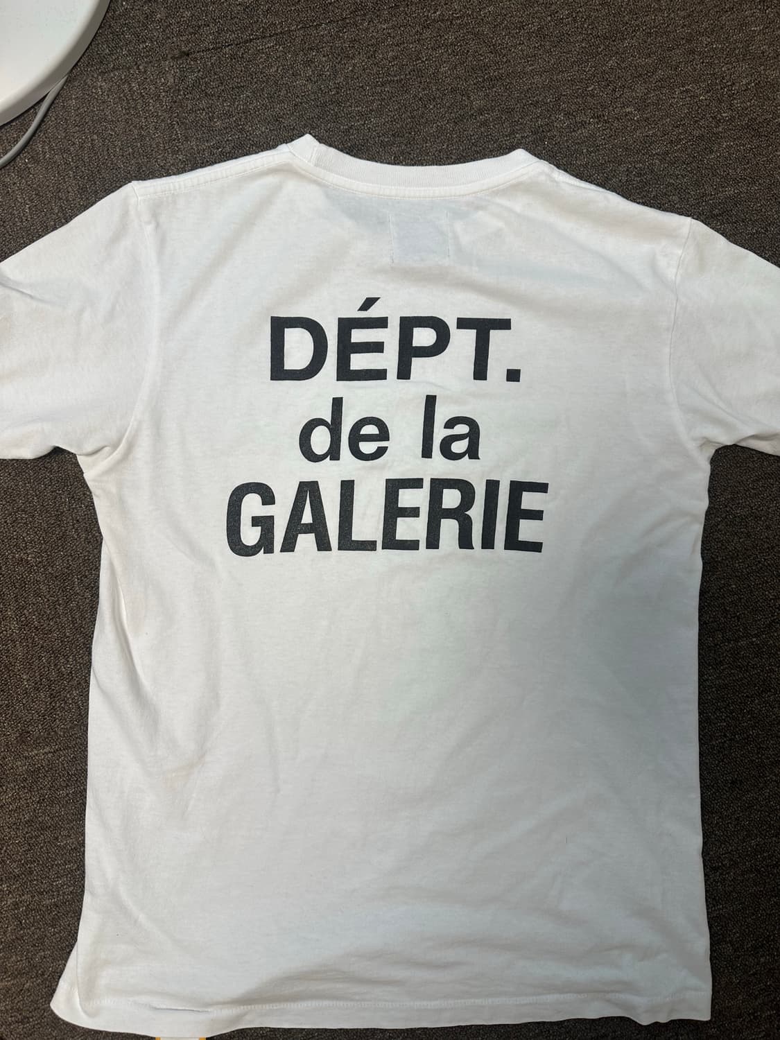 S] 갤러리 디파트먼트 프렌치로고 화이트 반팔 상품이미지2