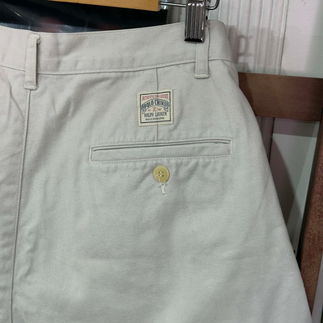 90s 폴로 랄프로렌 투턱 치노 팬츠 USA 상품이미지7