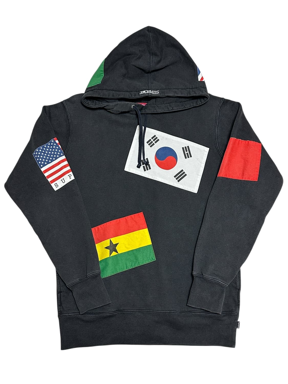 슈프림 만국기 후디 supreme flags hoodie 상품이미지1