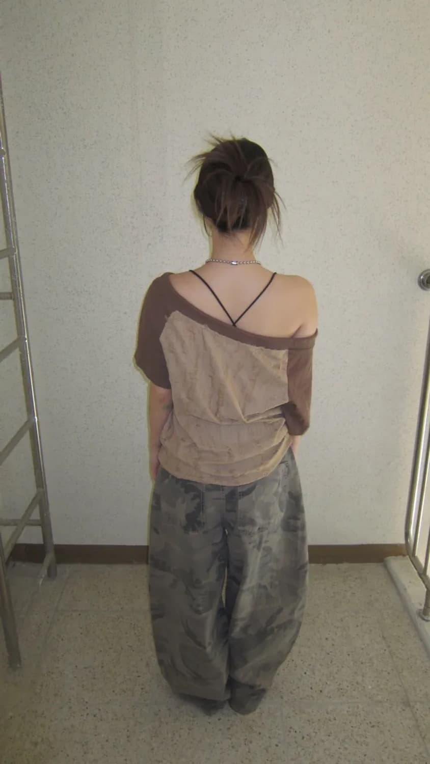 카모 와이드팬츠 상품이미지3