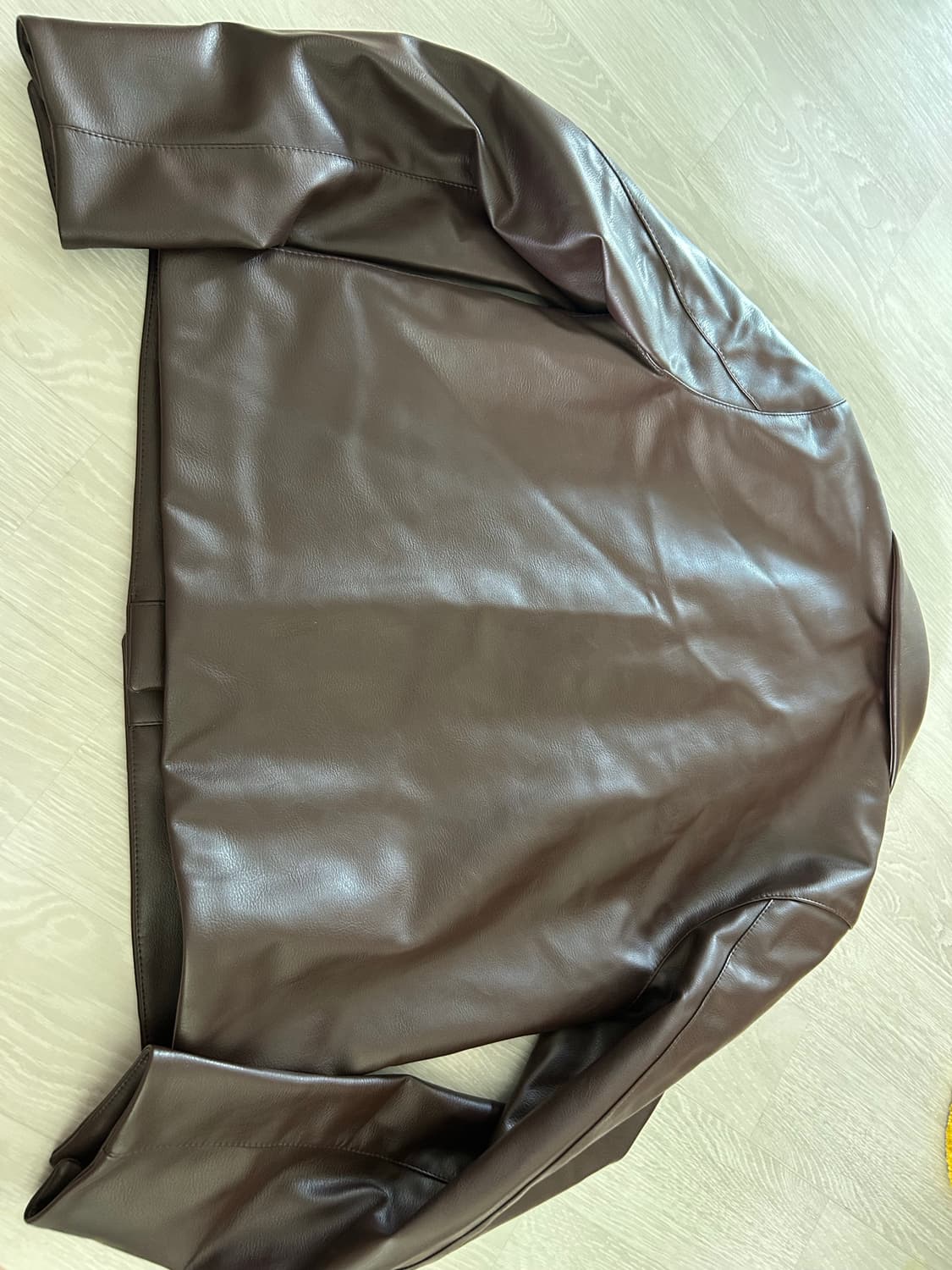 유니클로 코팅 쇼트재킷 다크 브라운 S 사이즈 상품이미지4