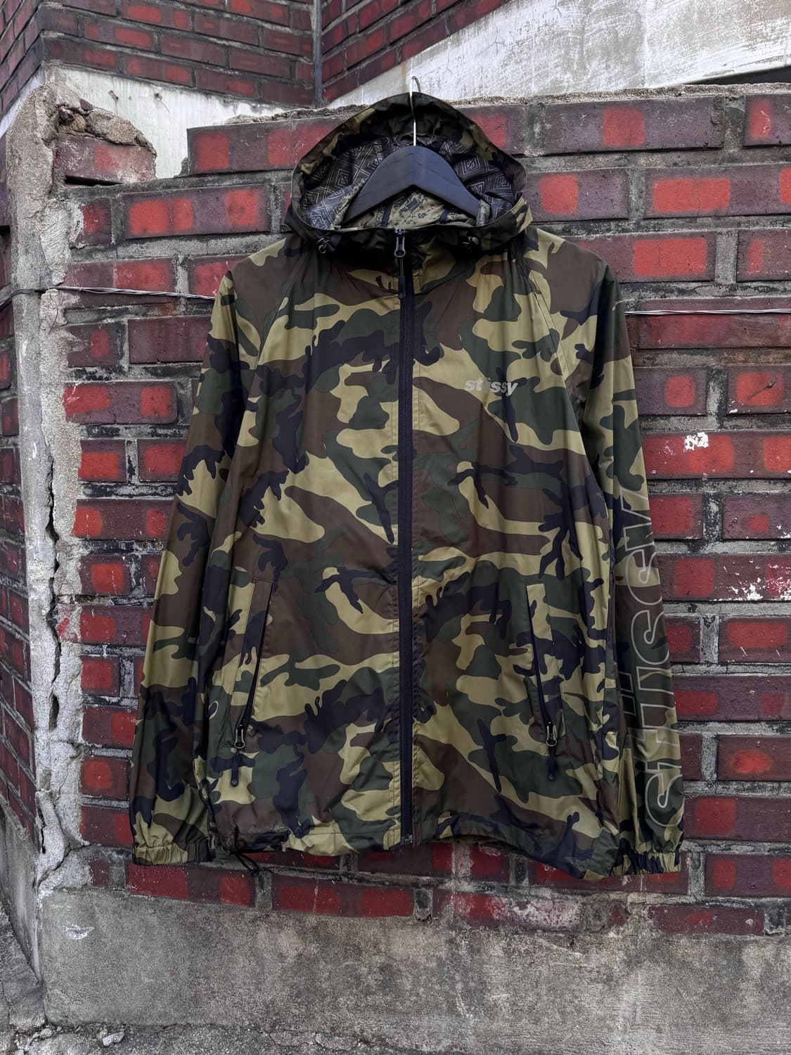 스투시 카모플라쥬 윈드브레이커 자켓  상품이미지1