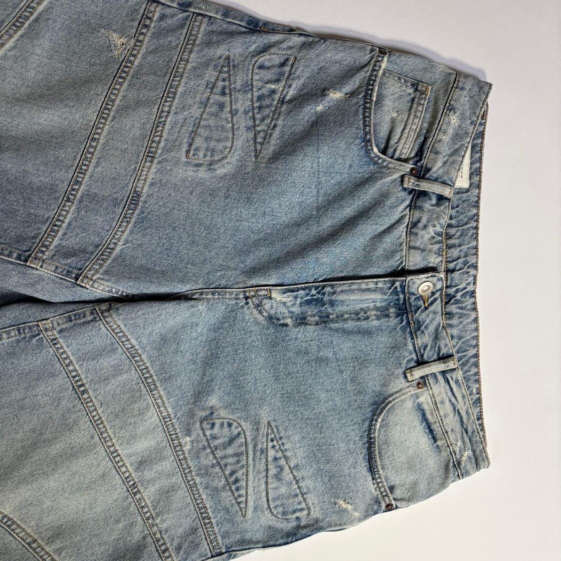 자라 와이드 커브드 데님 32 상품이미지3