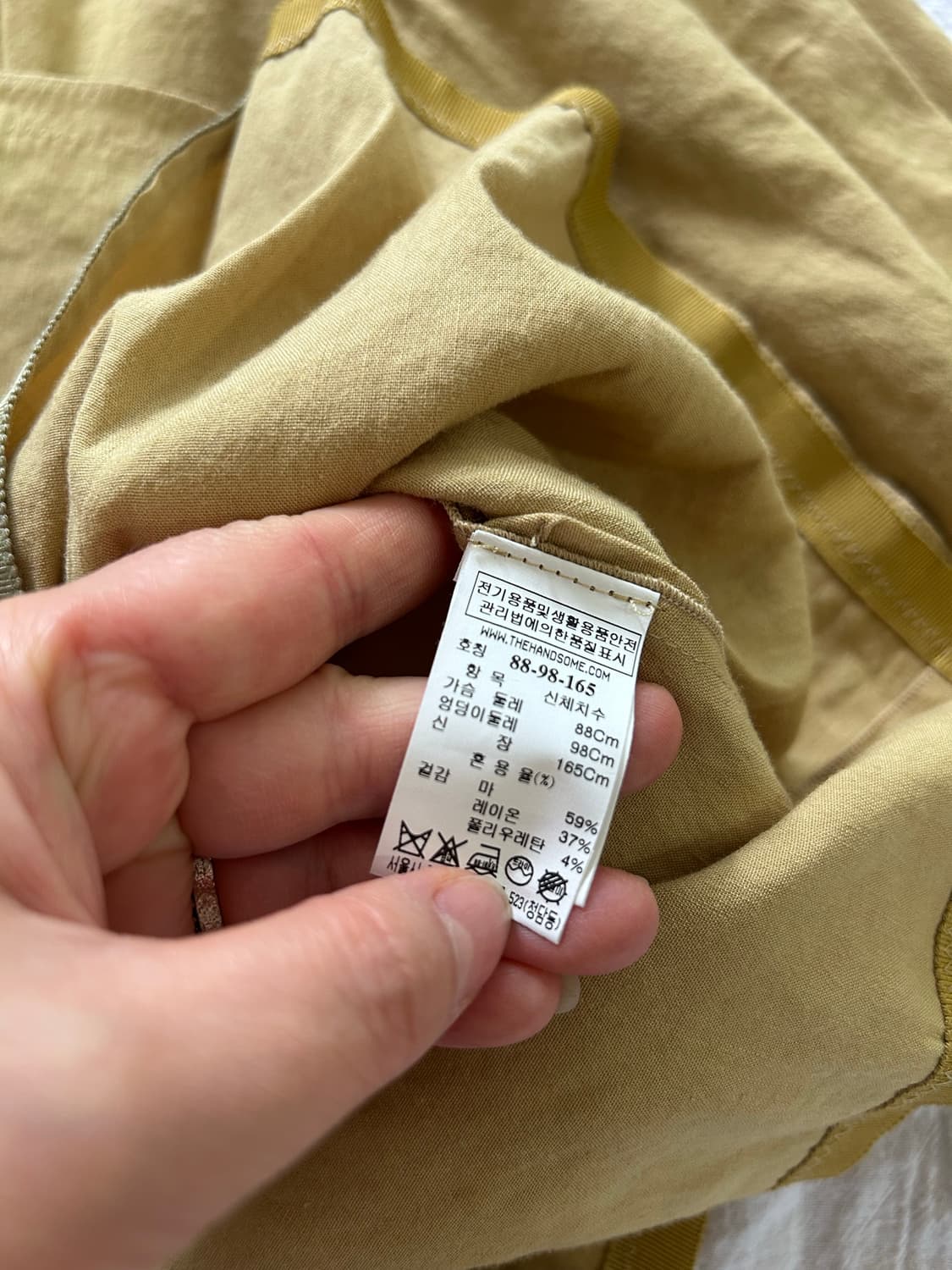 타임 단추 & 소매 리본 포인트 블라우스 셔츠 상품이미지5