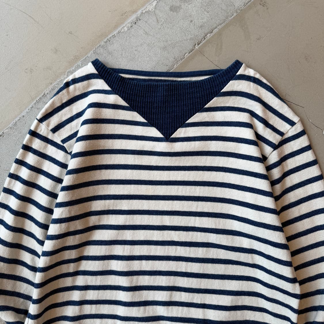 블루블루 재팬 스트라이프 스웻셔츠 상품이미지4