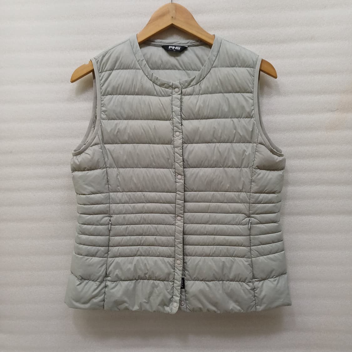 핑 골프 초 경량 구스 다운 패딩 조끼 여성 L 이너가능 사랑봉봉 상품이미지1