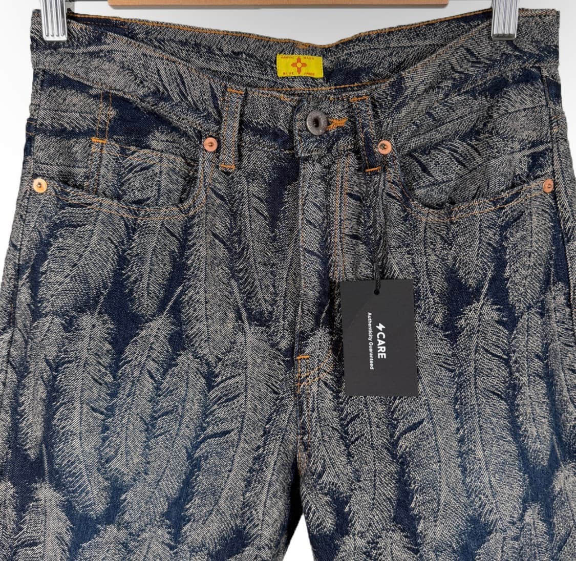 [28] 캐피탈 12oz 맥파이 데님 페더 부츠컷 데님 팬츠 오카벨보 상품이미지4