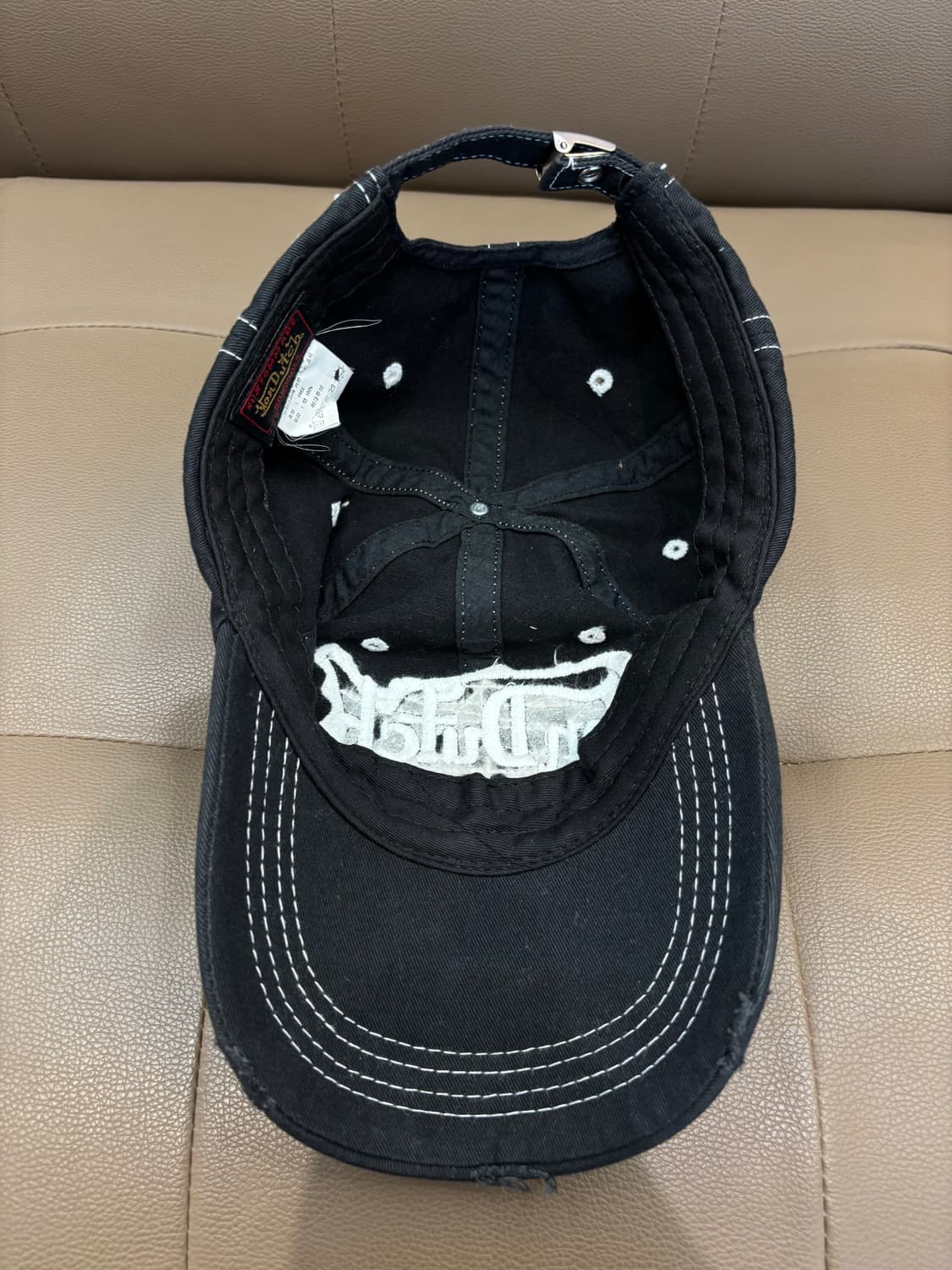 본더치 큐빅로고 볼캡 블랙 상품이미지9